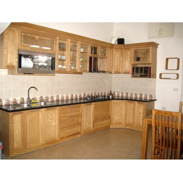 Tủ bếp gỗ sồi Mỹ SM365-13