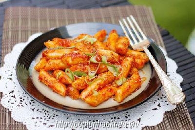 Cách làm bánh gạo kiểu Hàn mà gạo Việt Nam 