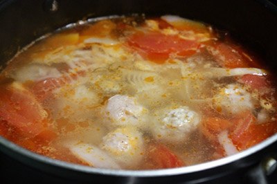 Cách làm món canh mọc nấu măng chua 6